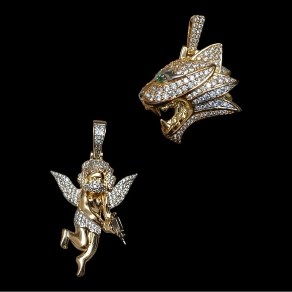 SHOP GLD ANGEL PENDANT (SEND-OFFERS) - Picture 1 of 5